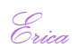 Erica signature